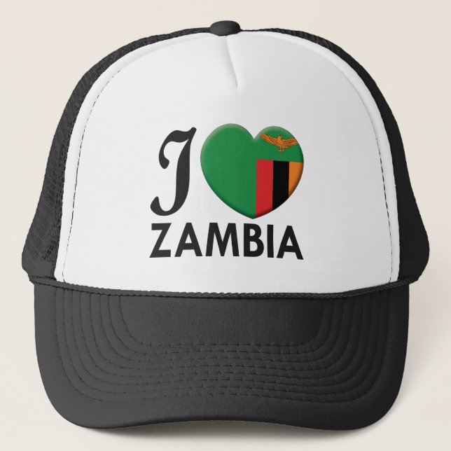 Zambia Love Trucker Hat (Front)