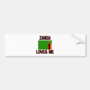 Zambia Loves Me Bumper Sticker