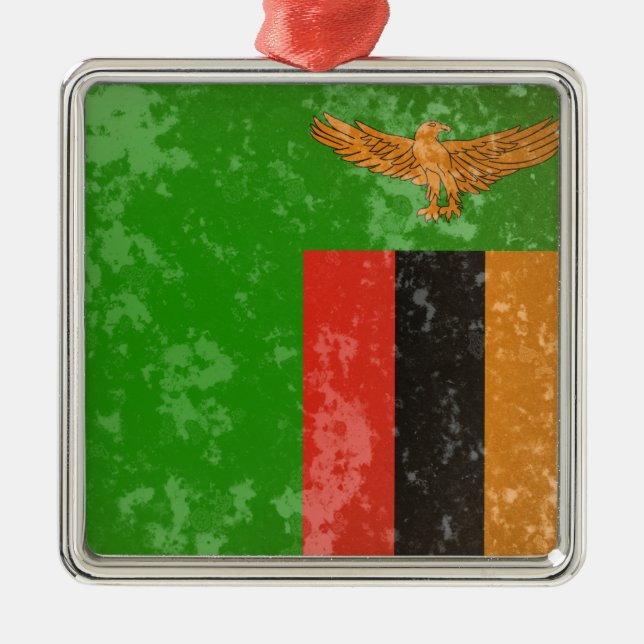 Zambia Metal Tree Decoration (Front)