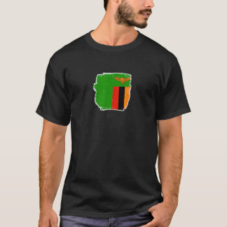 Zambia Proud Zambian Flag 2 T-Shirt