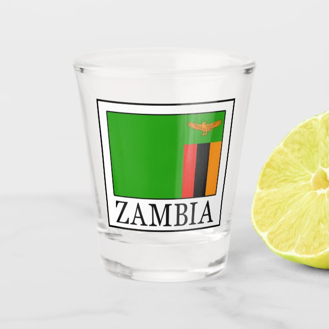 Zambia Shot Glass (Front)