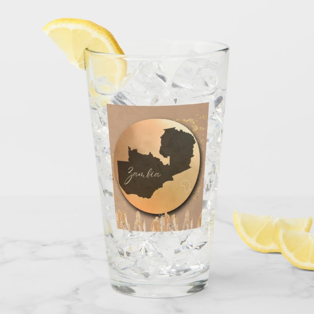 Zambia X Africa | 2 sides  Glass (Front Ice)