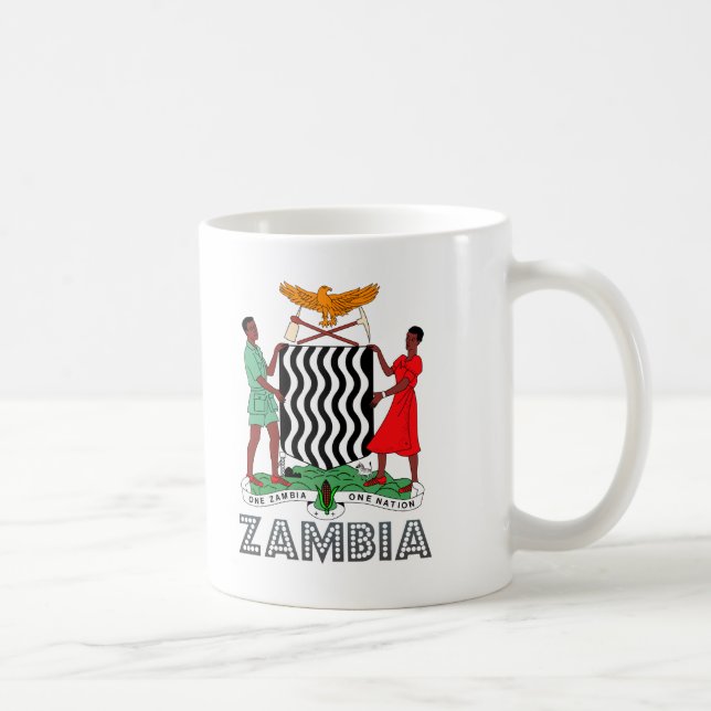 Zambian Emblem Coffee Mug (Right)