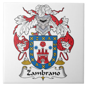 Zambrano Family Crest Tile