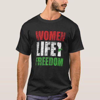 Zan Zendegi Azadi Persian Woman Life Freedom Hand T-Shirt