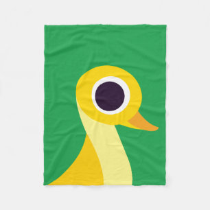Zander the Duck Fleece Blanket