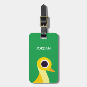 Zander the Duck Luggage Tag