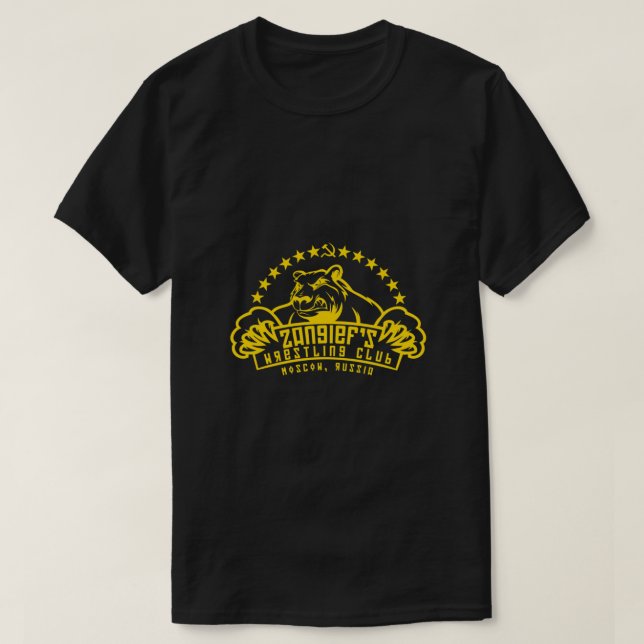 Zangief's Wrestling Club Essential T-Shirt (Design Front)