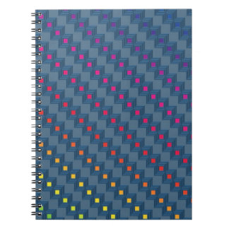 Zany abstract squares notebook