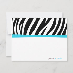 Zany Zebra Card