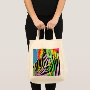 Zany Zebra Tote Bag