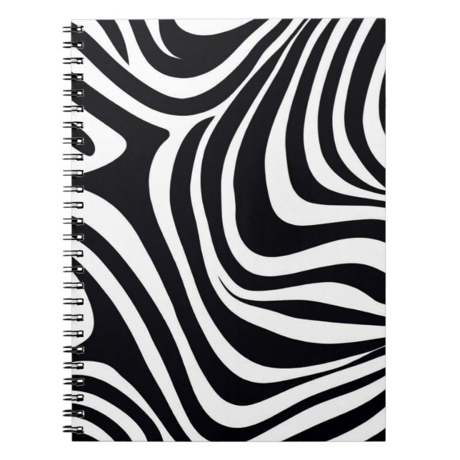 Zany Zebra Zest Notebook (Front)