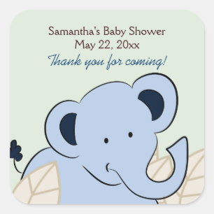ZANZIBAR CREW (Elephant) SQUARE Favour Sticker