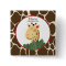 ZANZIBAR GIRAFFE PRINT NAME TAG Custom Button