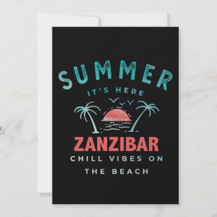 Zanzibar Holiday Card