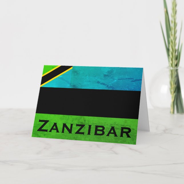Zanzibar Island, Tanzania Card (Front)