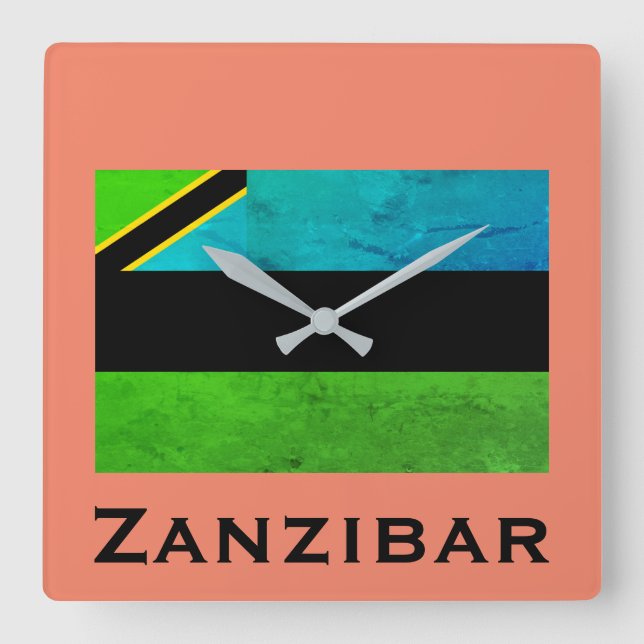Zanzibar Island, Tanzania Square Wall Clock (Front)