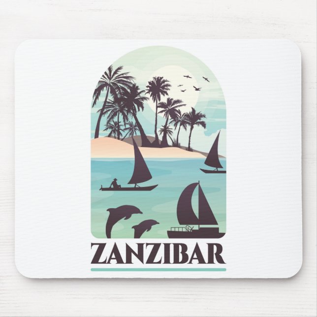 Zanzibar Mouse Mat (Front)