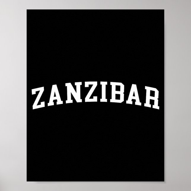 Zanzibar Poster (Front)