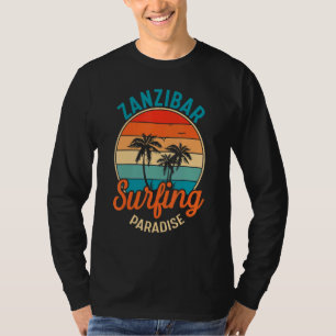 Zanzibar Surfing Tanzania Palm Beach Paradise Souv T-Shirt