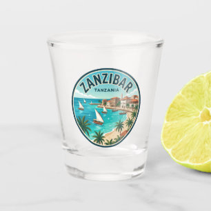 Zanzibar Tanzania Shot Glass