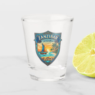 Zanzibar Tanzania Shot Glass