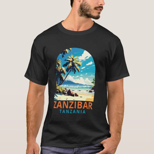 Zanzibar Travel Adventure Trip Exploring Zanzibar  T-Shirt (Front)