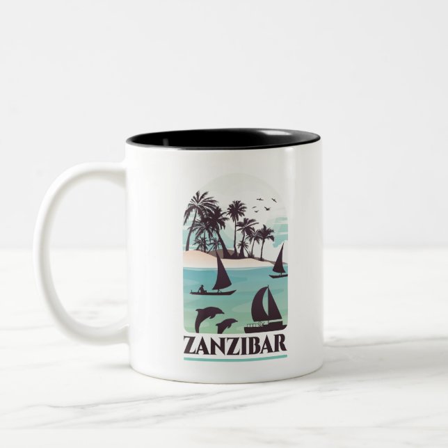 Zanzibar Two-Tone Coffee Mug (Left)