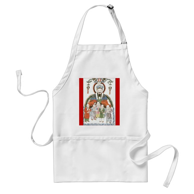 Zao Jun Chinese kitchen god apron (Front)