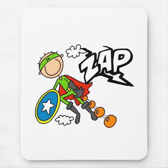 ZAP Boy Hero Mouse Mat (Front)