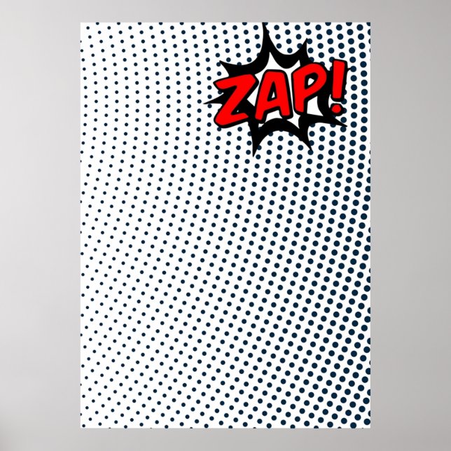 Zap Comic Book Effects Poster (Front)