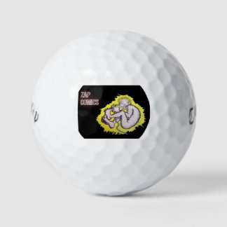 Zap Comics Golf Balls