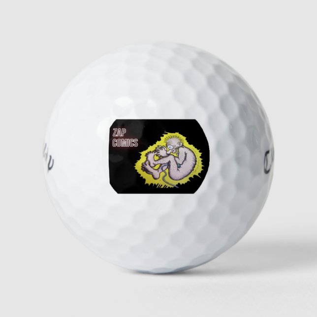 Zap Comics Golf Balls (Front)