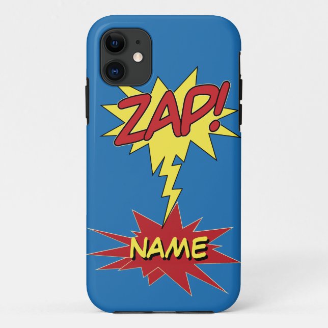 ZAP! custom iPhone case (Back)