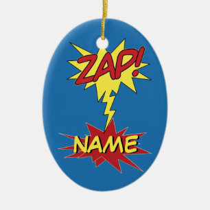 ZAP! custom ornamenr Ceramic Tree Decoration