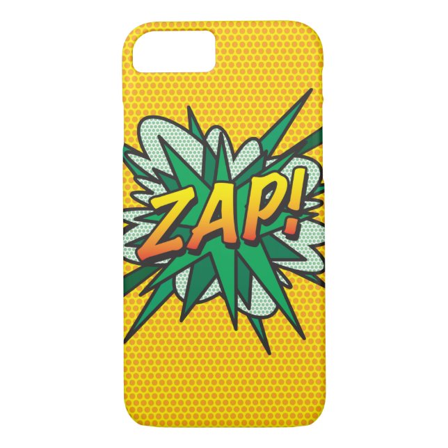 ZAP Fun Retro Comic Book Pop Art Case-Mate iPhone Case (Back)