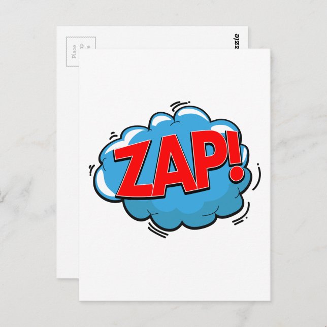 ZAP! POSTCARD (Front/Back)