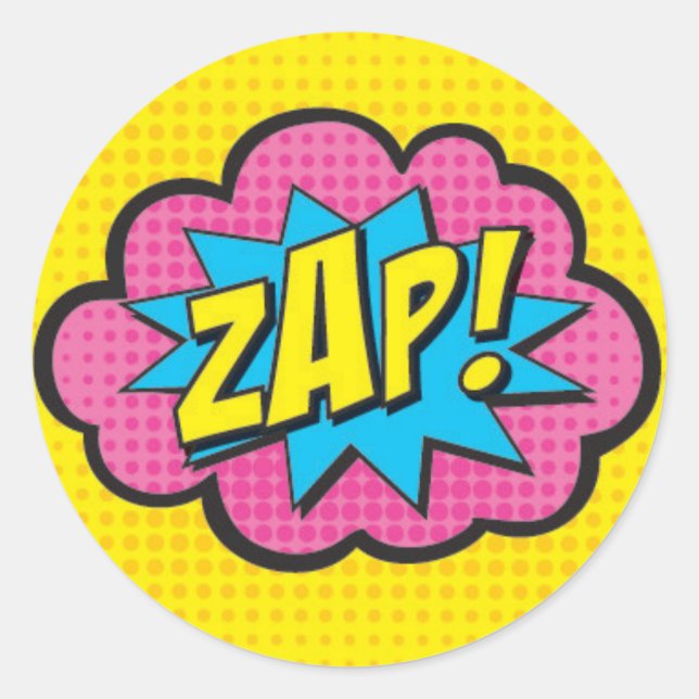 ZAP! Superhero Stickers GV@ (Front)