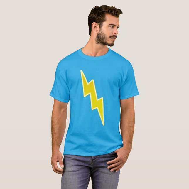 Zap - Yellow Lightning Bolt T-Shirt (Front Full)