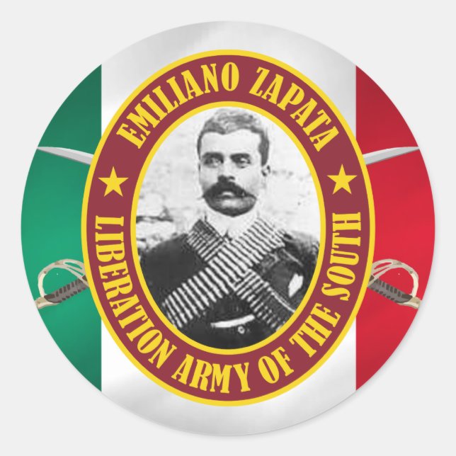 Zapata Classic Round Sticker (Front)