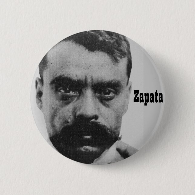 zapata divisa (button) 6 cm round badge (Front)