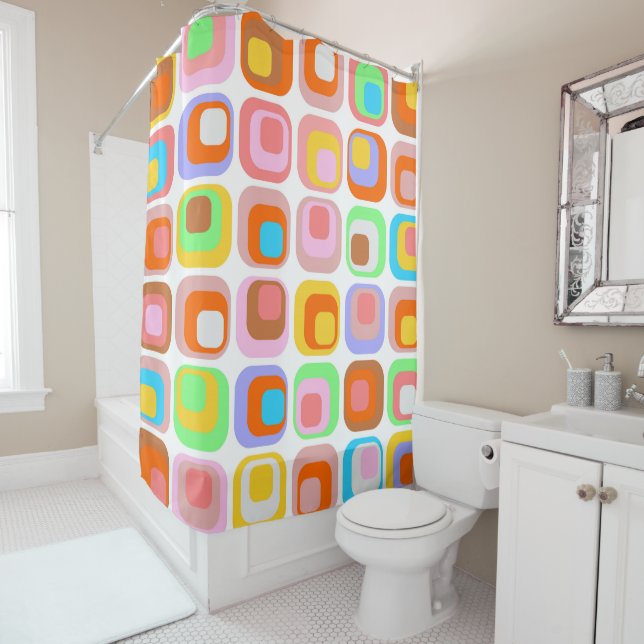 zappwaits retro shower curtain (In Situ)