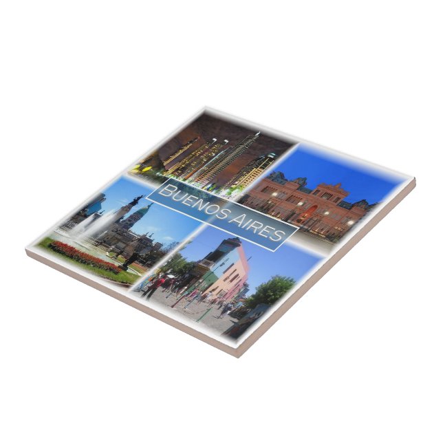 zAR005 BUENOS AIRES, Mosaic, Argentina, Tile (Side)