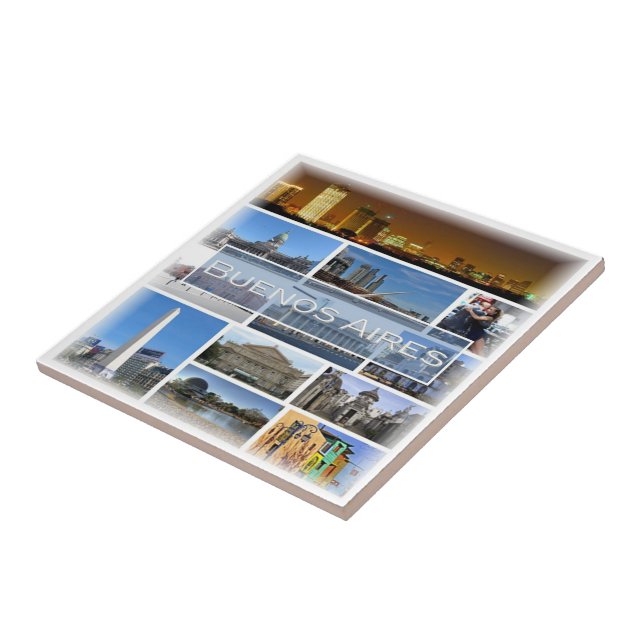 zAR006 BUENOS AIRES, Mosaic, Argentina, Tile (Side)