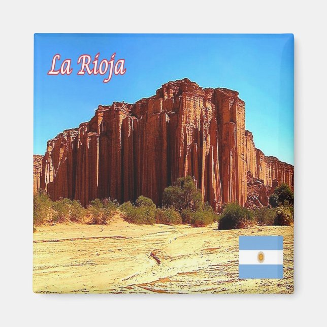 zAR031 LA RIOJA, Talampaya N.P. Argentina, Fridge Magnet (Front)