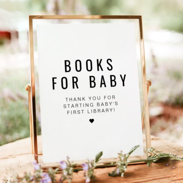ZARA Modern Minimalist Books for Baby Sign (Creator Uploaded)