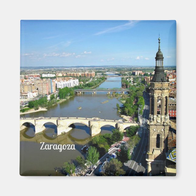 Zaragoza, Aragon, Spain Magnet (Front)