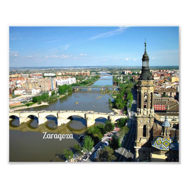 Zaragoza, Aragon, Spain Photo Print (Front)