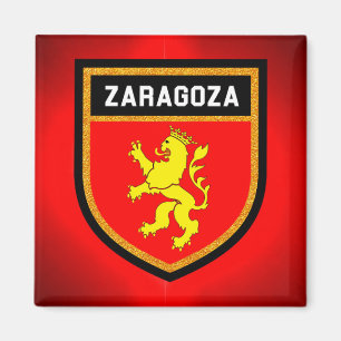 Zaragoza Flag Magnet