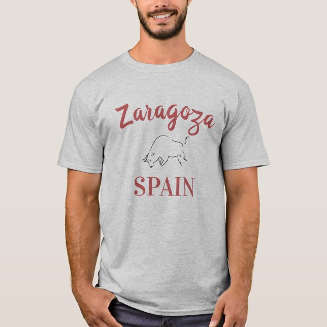 Zaragoza Spain, bull 2 T-Shirt (Front)